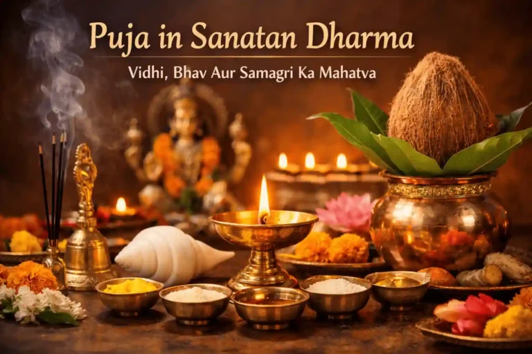 Puja in Sanatan Dharma: Vidhi, Bhav Aur Samagri Ka Mahatva