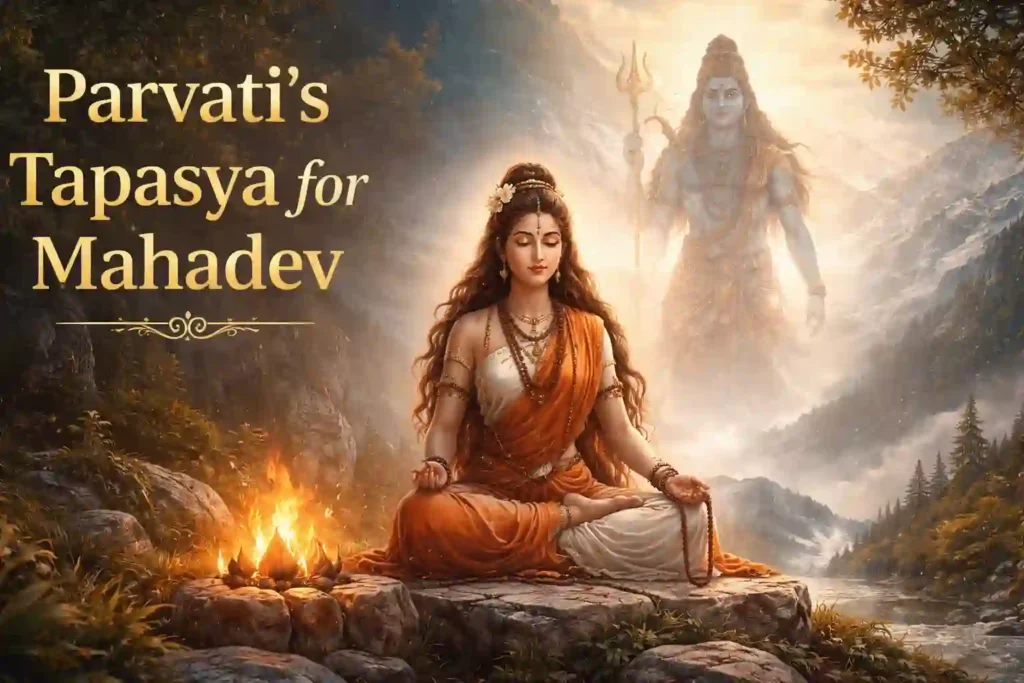 Parvati's-tapasya-for-Mahadev