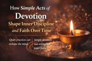 Simple acts of Devotion that build Inner Discipline and Faith