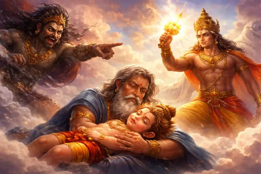 Hanuman-swallowed-sun-story