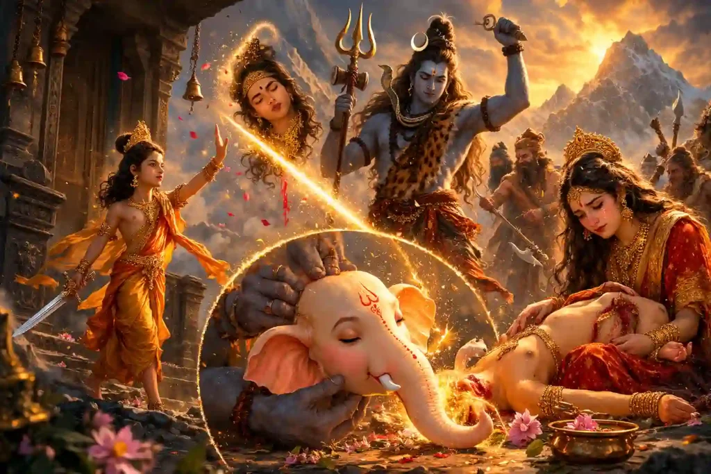 Sacred-Story-of-Lord-Ganesha-Birth