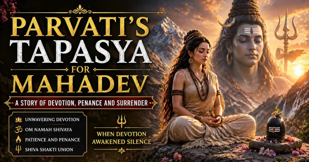 Parvati’s tapasya for Mahadev