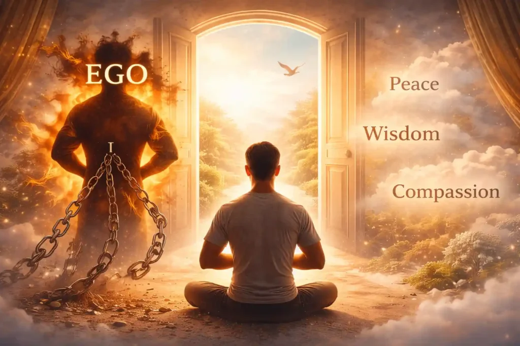Releasing-ego-through-a-glowing-doorway