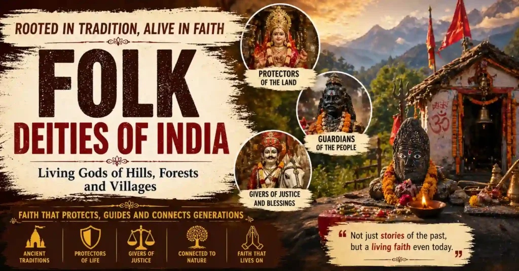 Folk deities of India showing living faith rooted in tradition and devotion