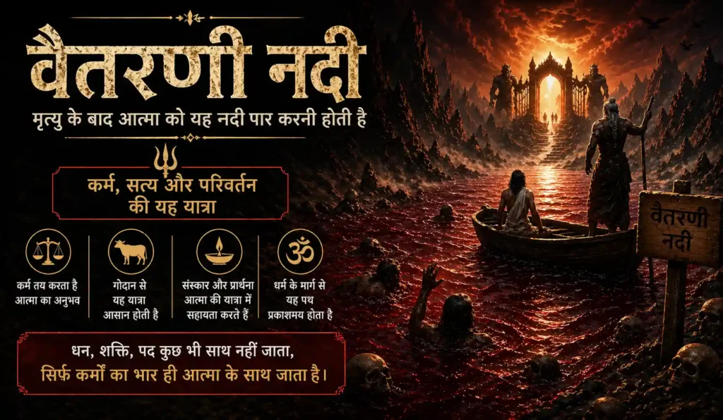 अच्छे और बुरे कर्म के अनुसार आत्मा की यात्रा और वैतरणी नदी का अनुभव