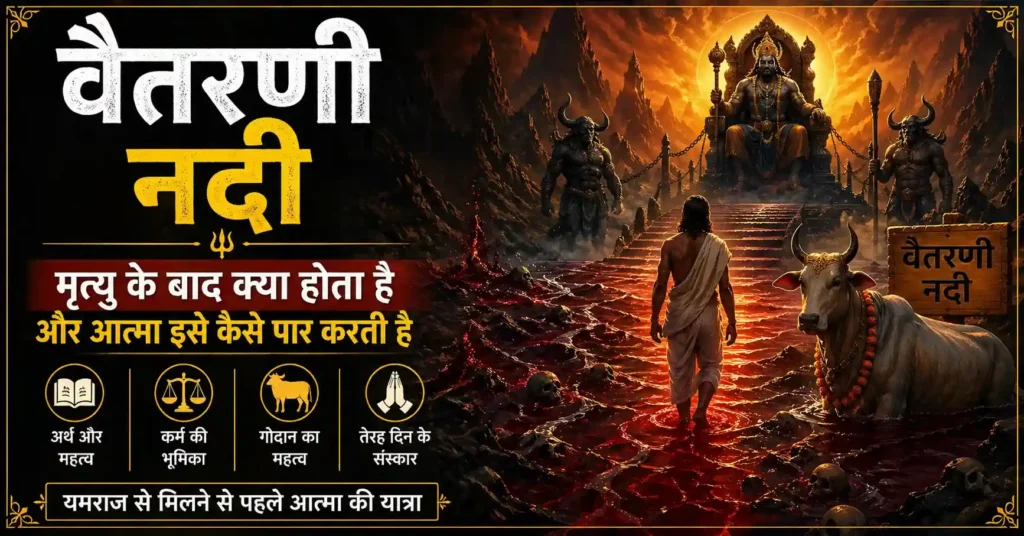 वैतरणी नदी में मृत्यु के बाद आत्मा की यात्रा और यमराज का दरबार