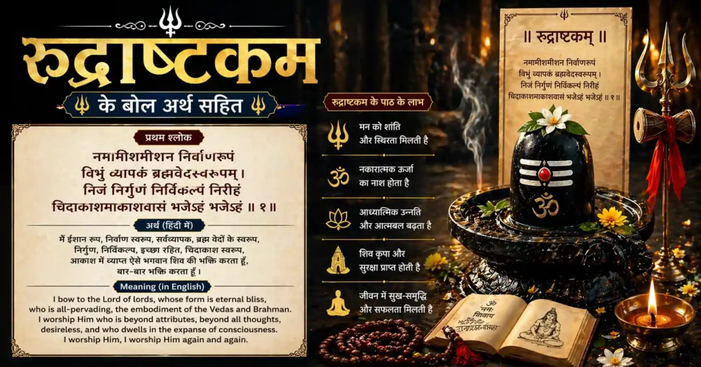 रुद्राष्टकम-अर्थ-सहित