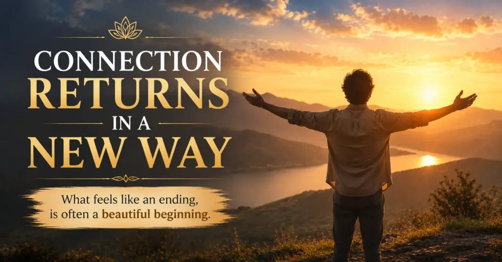 Connection returns in a new way after spiritual awakening and inner healing