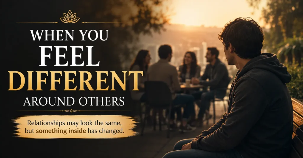 Familiar relationships begin to feel different during spiritual awakening