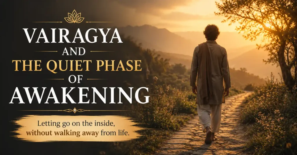 Vairagya and the quiet phase of awakening in Sanatan Dharma