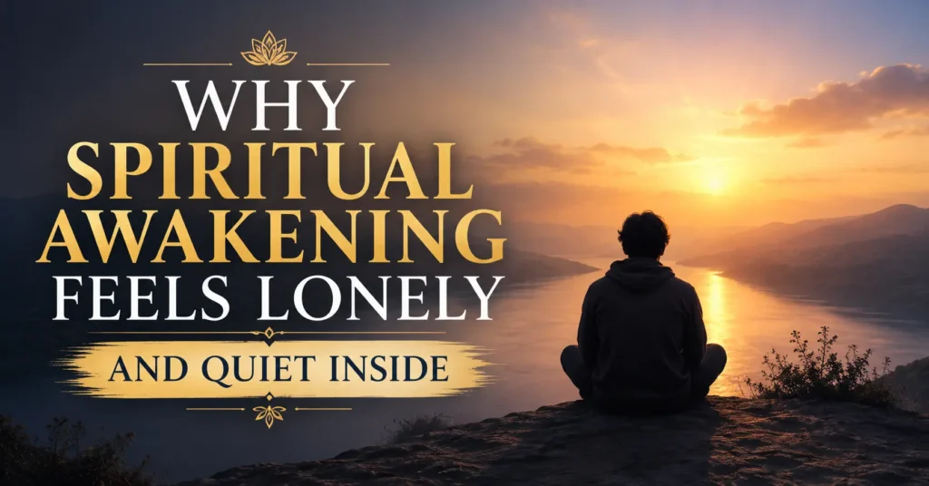 Why spiritual awakening feels lonely and quiet inside during a phase of inner transformation