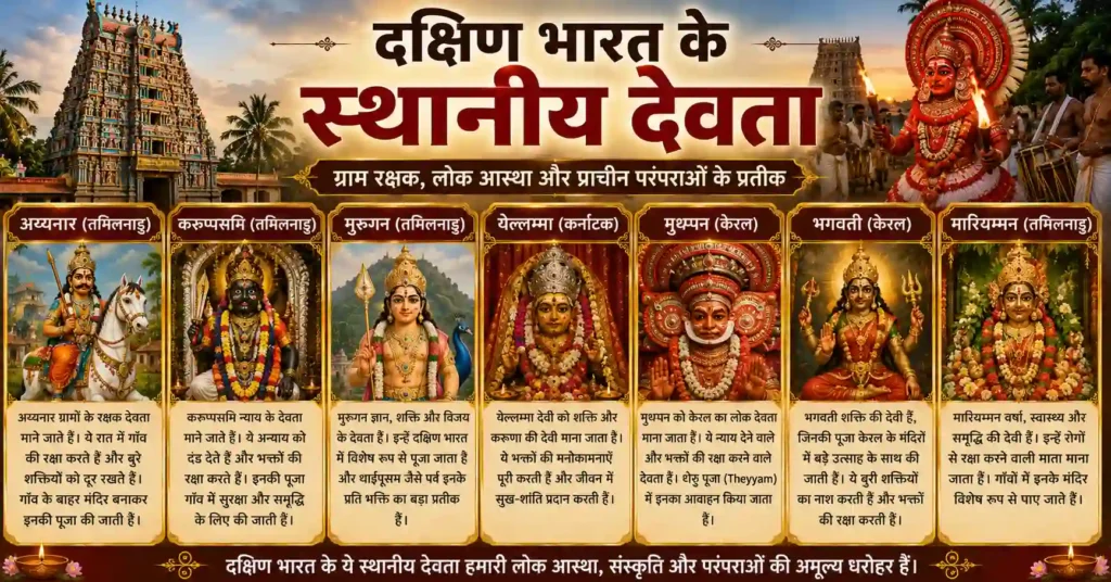दक्षिण भारत के स्थानीय देवता और ग्राम रक्षक परंपराएं
