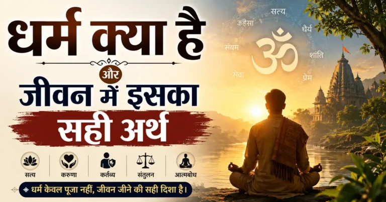 धर्म क्या है और जीवन में इसका सही अर्थ