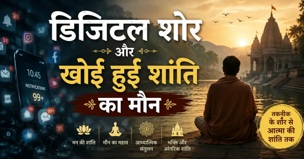 डिजिटल शोर और खोई हुई शांति का मौन