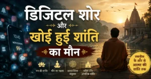 डिजिटल शोर और खोई हुई शांति का मौन