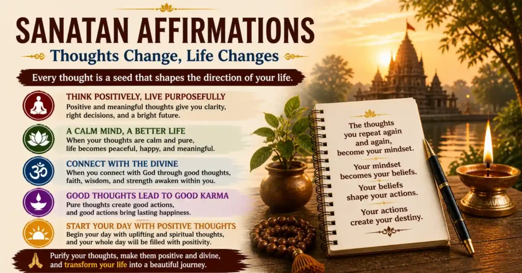 How to practice Sanatan affirmations in daily life