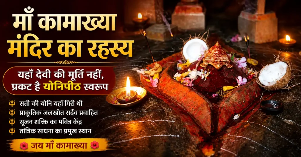 माँ कामाख्या मंदिर का योनिपीठ गर्भगृह और सृजन शक्ति का प्रतीक