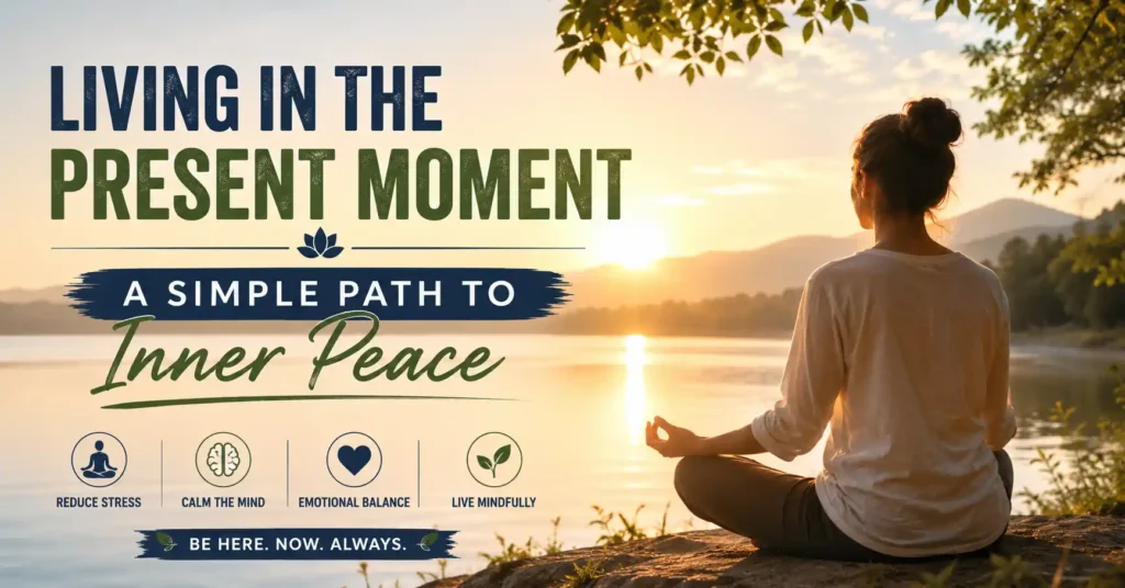 Living in the present moment meditation and inner peace