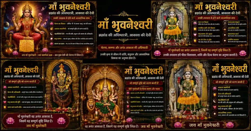 माँ भुवनेश्वरी का दिव्य मातृ स्वरूप, ब्रह्मांड को धारण करने वाली महाविद्या और चेतना विस्तार का आध्यात्मिक रहस्य