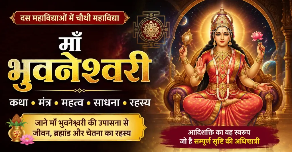 माँ भुवनेश्वरी का दिव्य स्वरूप, चेतना विस्तार, आकाश तत्व और ब्रह्मांडीय शक्ति का आध्यात्मिक रहस्य