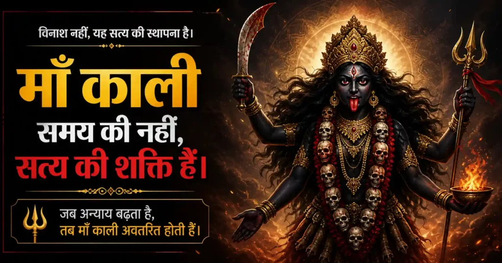 महाकाली का स्वरूप और उसका गहरा अर्थ