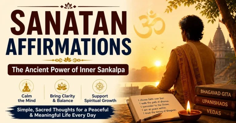 Sanatan Affirmations: The ancient power of inner sankalpa