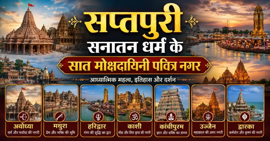 सप्तपुरी के सात मोक्षदायिनी पवित्र नगर
