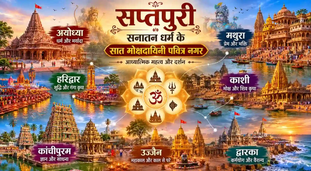 सप्तपुरी की आध्यात्मिक यात्रा और मोक्ष का मार्ग