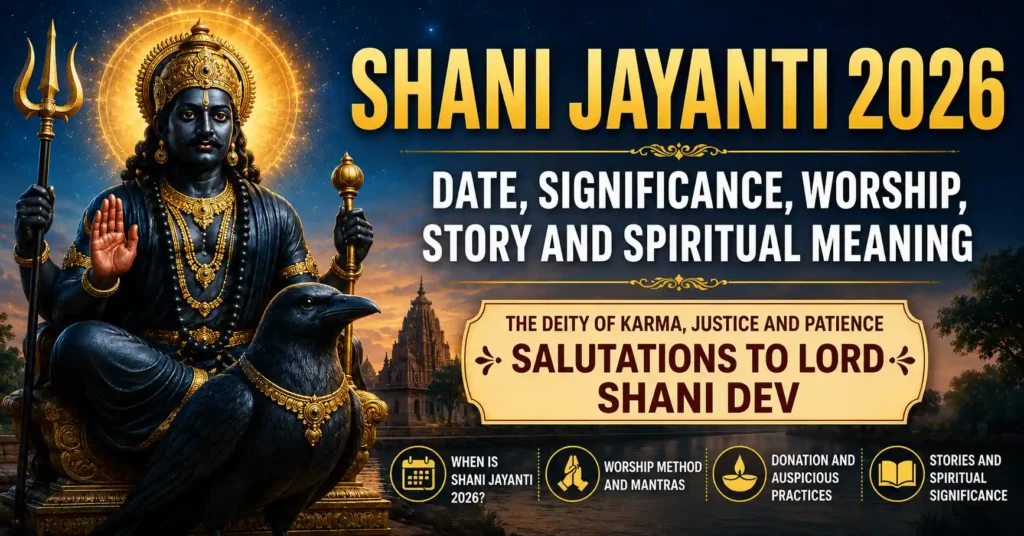 Shani Jayanti 2026 worship, significance and spiritual meaning of Shani Dev