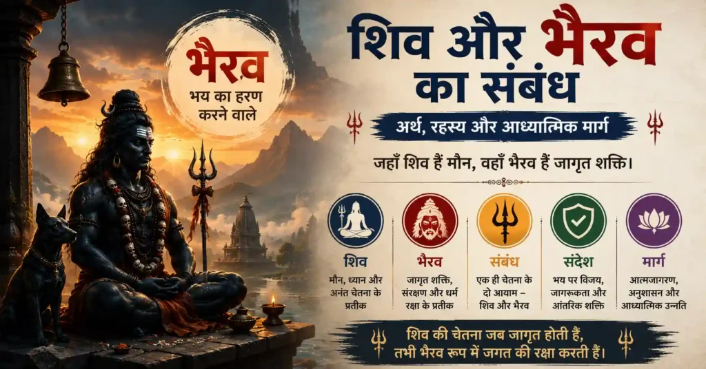 शिव और भैरव के मौन, जागरूकता और आत्मचेतना के संबंध को दर्शाती कला