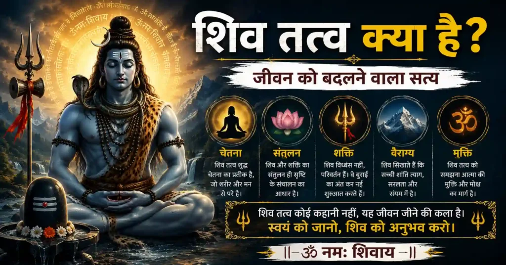 भगवान शिव को परम चेतना, ध्यान और वैराग्य के प्रतीक के रूप में दर्शाता चित्र