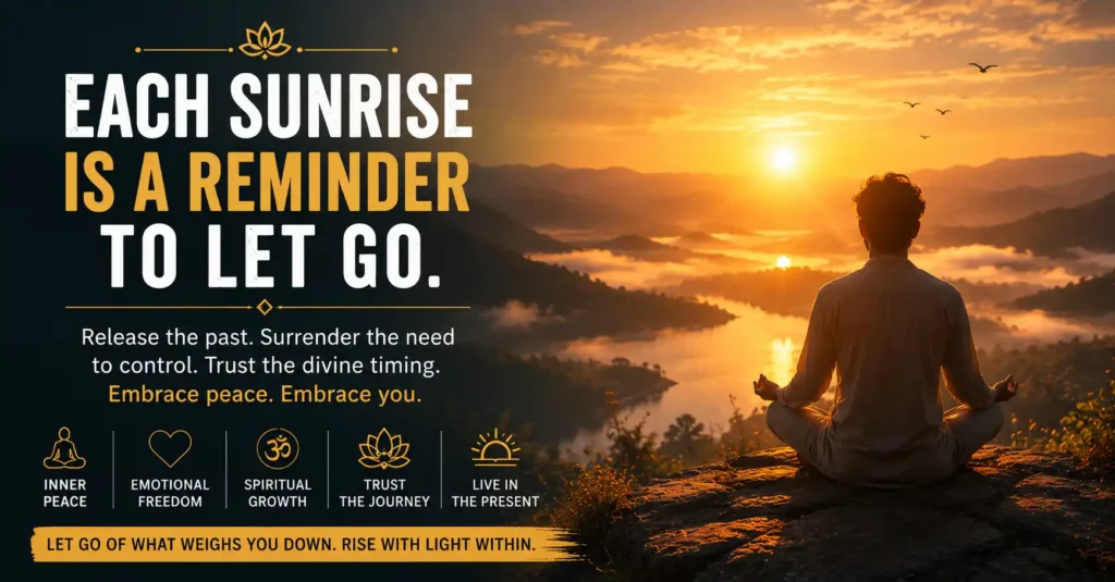 Sunrise representing emotional freedom and spiritual awakening