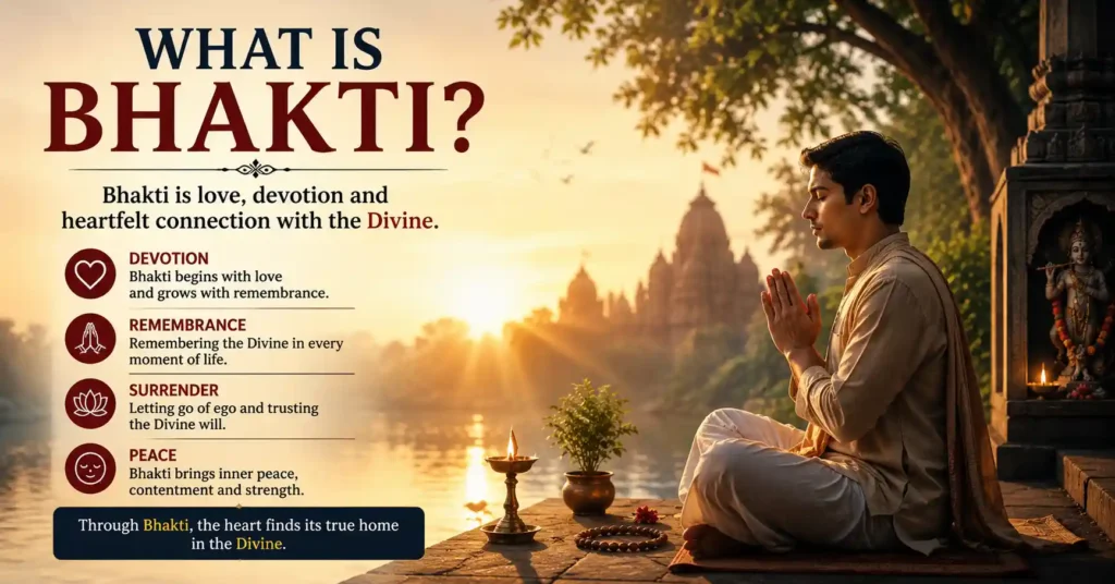 What Bhakti really means in Sanatan Dharma and the path of devotion to the Divine