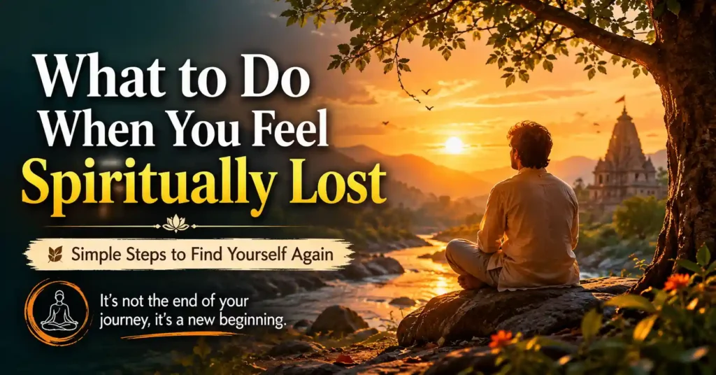 What to do when you feel spiritually lost and how to reconnect with your inner self