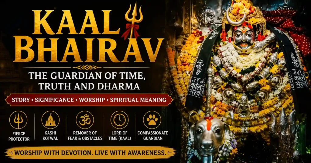 Artistic depiction of Lord Shiva manifesting as Bhairav to restore cosmic balance