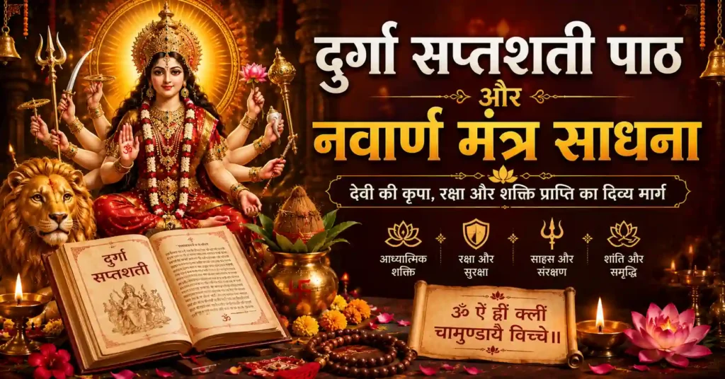 दुर्गा सप्तशती पाठ और नवार्ण मंत्र साधना