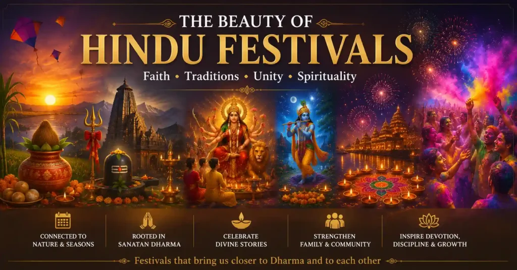 Hindu festivals celebrating faith, traditions, spirituality, and devotion across Sanatan Dharma