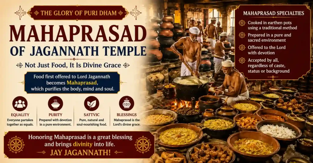 Traditional preparation of Mahaprasad in the Jagannath Temple kitchen at Puri