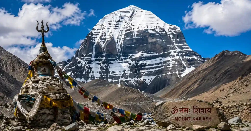 Sacred Mount Kailash associated with Bhagwan Shiv