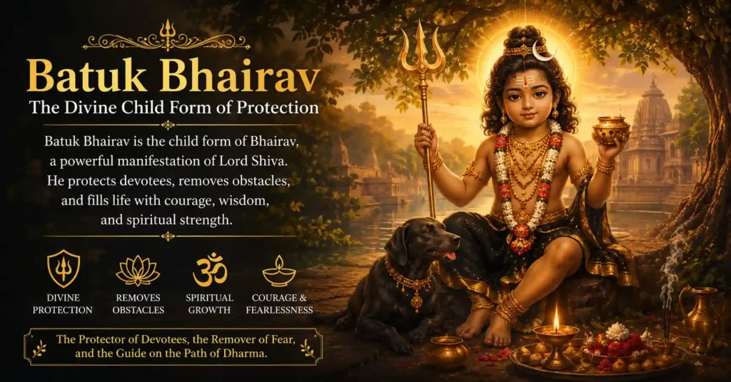 Sacred shrine of Batuk Bhairav Temple in Kashi, a revered place of worship associated with protection and blessings