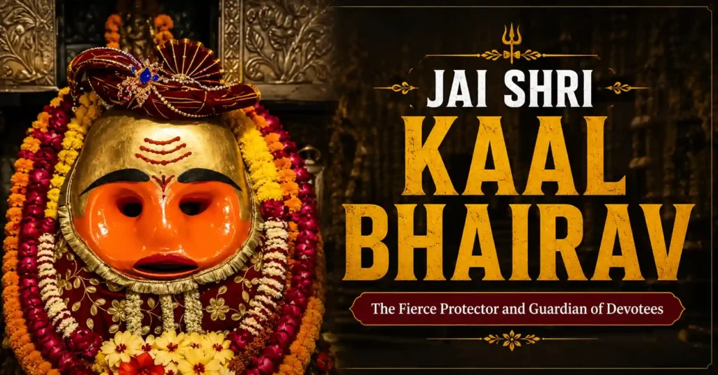 Jai Shri Kaal Bhairav, the guardian deity of Ujjain worshipped by devotees before or after visiting Mahakal Mandir