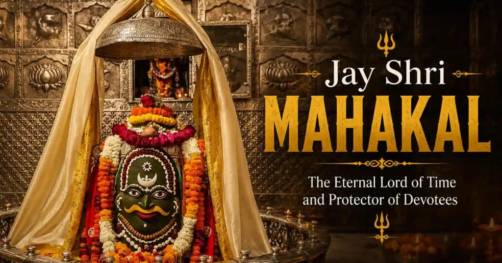 Jai Shri Mahakal divine darshan of Mahakaleshwar Jyotirlinga with traditional shringar at Mahakal Mandir Ujjain