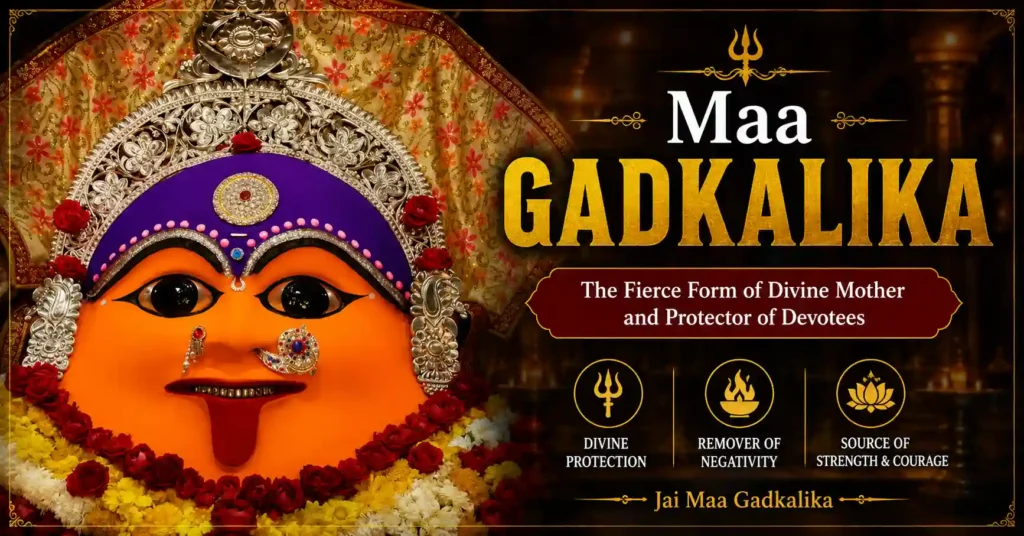 Maa Gadkalika Temple in Ujjain, the revered temple of Goddess Gadkalika visited by devotees during the Mahakal pilgrimage