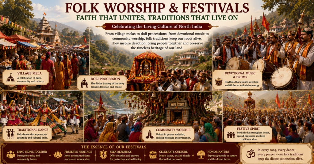 Folk Worship and Festivals in North India
