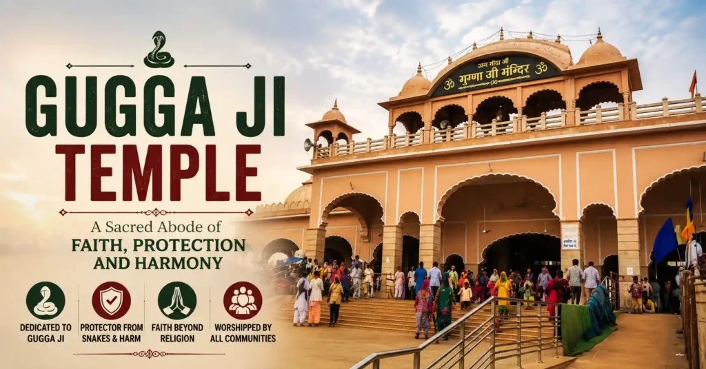 Gugga Ji Temple dedicated to Gugga Pir, a sacred place of worship and devotion in North India