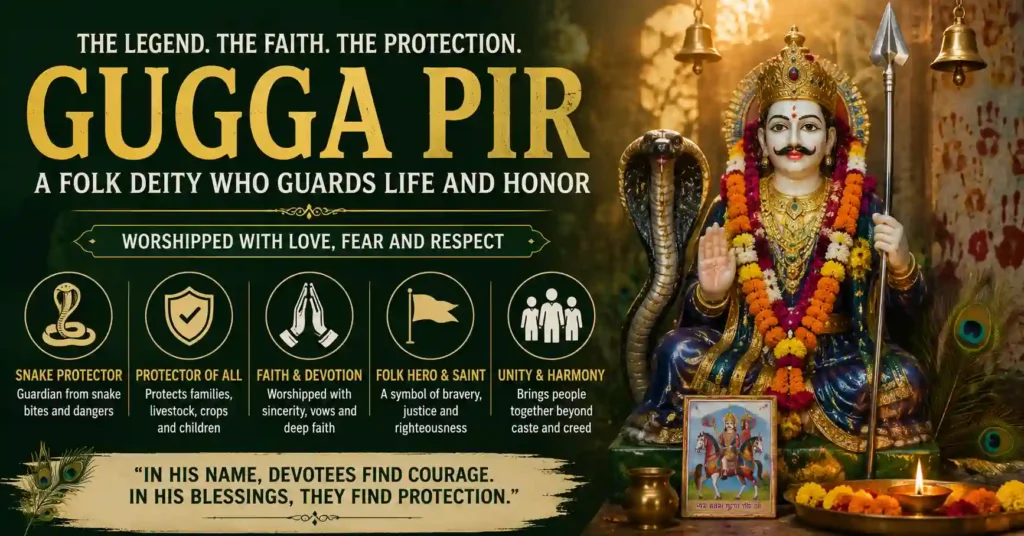 Gugga Pir, the revered folk deity of North India symbolizing faith, protection, courage, and communal harmony