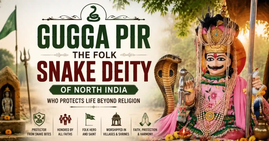 Gugga Pir, the revered folk snake deity worshipped across North India for protection and harmony
