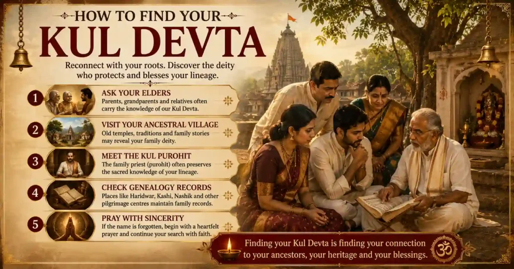 Traditional ways to find your Kul Devta through elders, ancestral villages and family records
