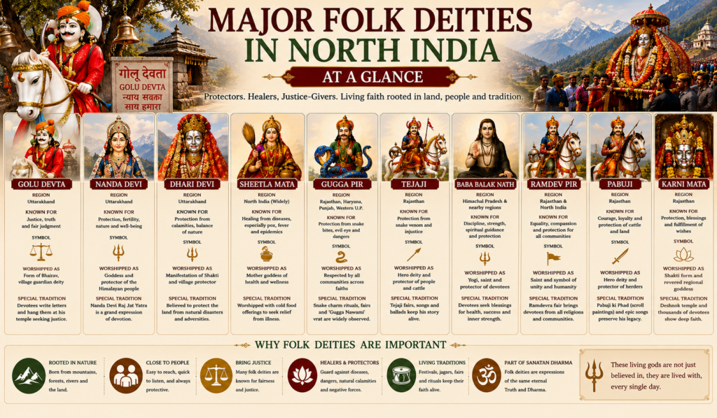 Major Folk Deities in North India