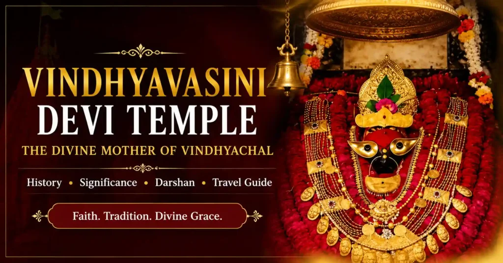 Vindhyavasini Devi Temple in Vindhyachal, Uttar Pradesh, dedicated to Maa Vindhyavasini, a revered form of Adi Shakti